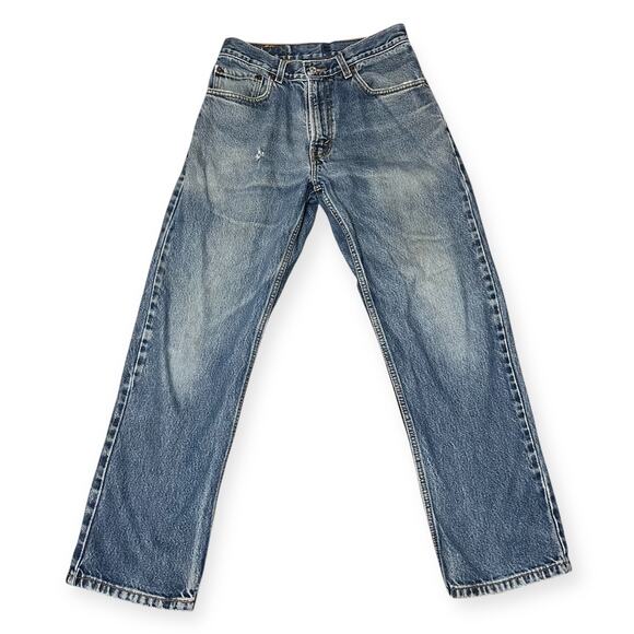 Levi’s 505 Men’s Blue Original Regular Fit Straight Leg Denim Jeans 33x30 - Picture 1 of 7